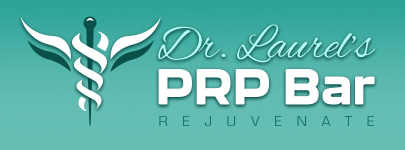 Dr. Laurels PRP Bar Logo Design